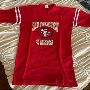 Vintage 90’s 49ers single stitch shirt